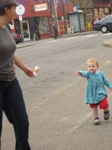 ice cream walk